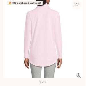 Lands End 🌟NEW Fleece Pullover Top Size L